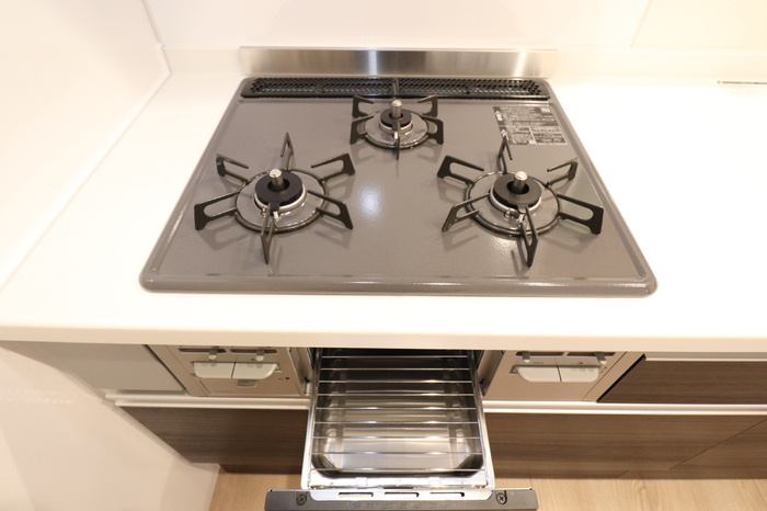 熊本市東区西原２丁目のアパートのキッチン