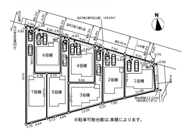 【区画図】 | ご家族様のプライベート空間が確保できる素敵な間取りです。また敷地ゆったりですので、おうち時間を楽しむのにもぴったりですね♪