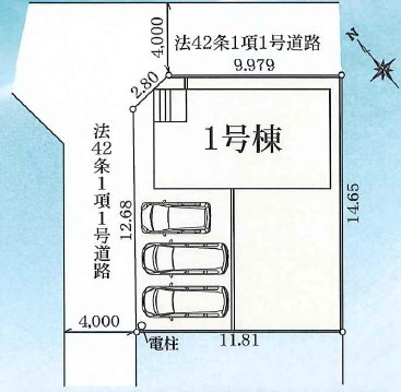 藤岡立石24－1期（全１棟）１号棟の区画図