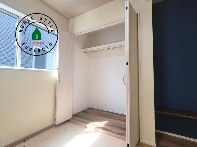 宇土市宮庄町第1-4棟（1号棟）の収納|収納には困りません。