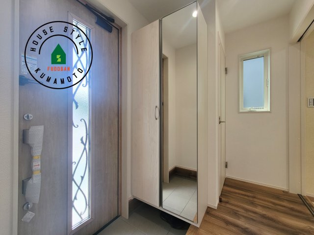 宇土市宮庄町第1-4棟（1号棟）の防犯設備|二重ロックでしっかり防犯対策ができます。