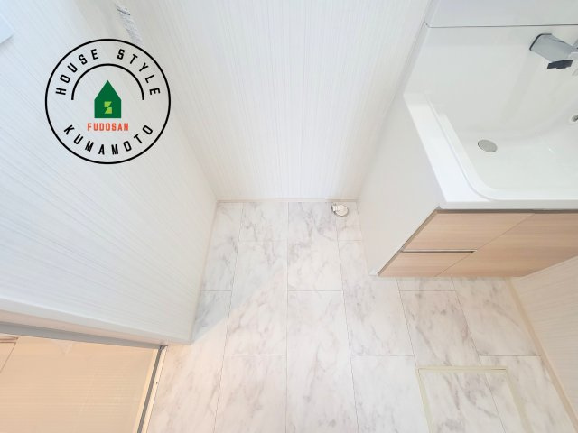 宇土市宮庄町第1-4棟（1号棟）のランドリースペース|ランドリースペースとなります。広々して有効的にご使用できます。 