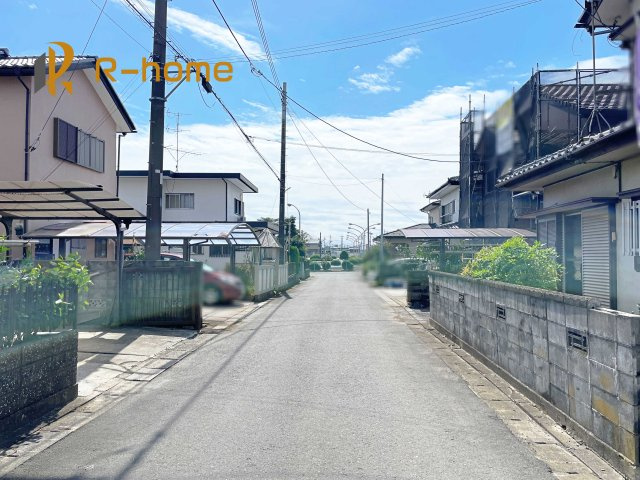 那珂市菅谷第35　新築戸建て　1号棟の前面道路含む現地写真|堂々！建物完成♪実際のお部屋をご見学可能です♪
ご見学が一番の資料！お気軽にお問い合わせ下さい♪