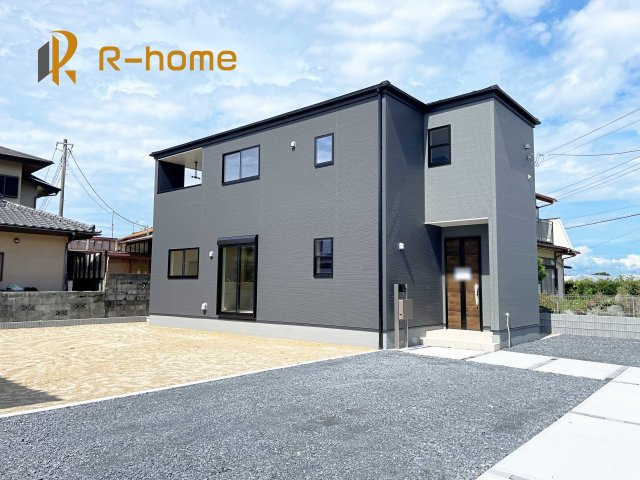 那珂市菅谷第35　新築戸建て　1号棟の外観|ご予約を頂ければ、『平日』はもちろん『早朝』や『夜間』もご見学可能です♪お気軽にお申し付けください♪