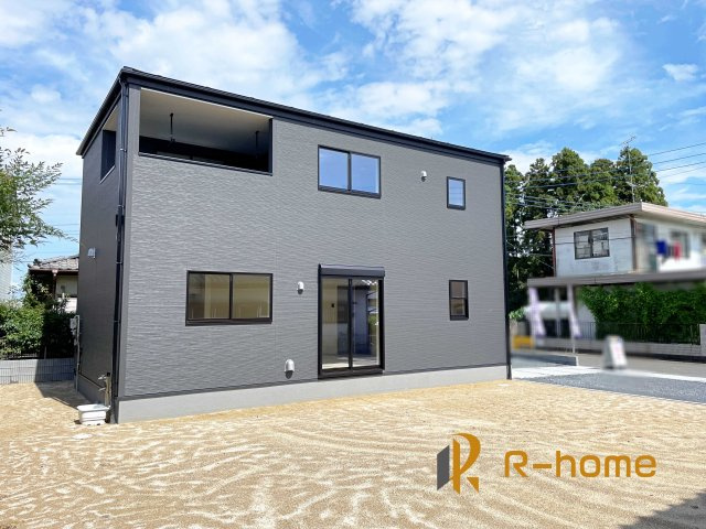 那珂市菅谷第35　新築戸建て　1号棟の外観|建物完成いたしました！ご予約で『平日』や『夕方』などでもご見学可能です！