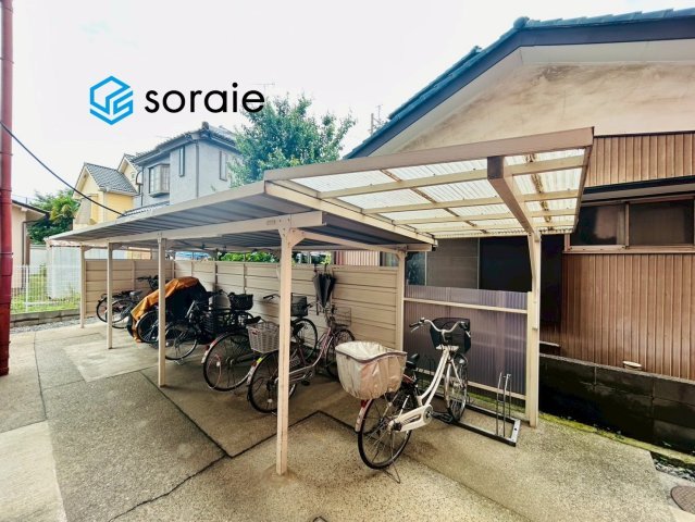 ビューハイム川越の駐輪場