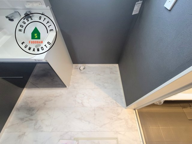 宇土市宮庄町第1-4棟（3号棟）のランドリースペース|ランドリースペースとなります。広々して有効的にご使用できます。 