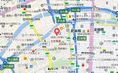 【地図】 | アーデン土佐堀