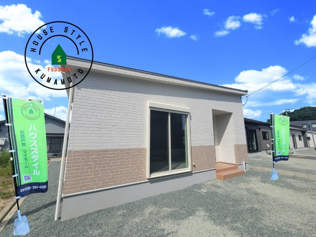 宇土市宮庄町第1-4棟（4号棟）の外観|デザイン性のある外観です。