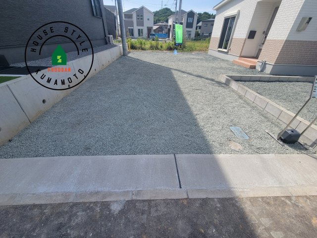 宇土市宮庄町第1-4棟（4号棟）の庭|お庭で自由な時間を過ごせます。