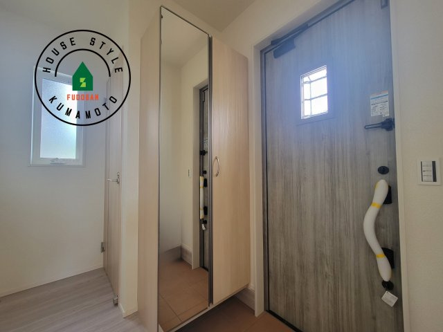 宇土市宮庄町第1-4棟（4号棟）の防犯設備|二重ロックでしっかり防犯対策ができます。