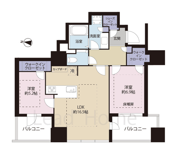 【間取り】 | ザ・パークハウス白金二丁目タワー