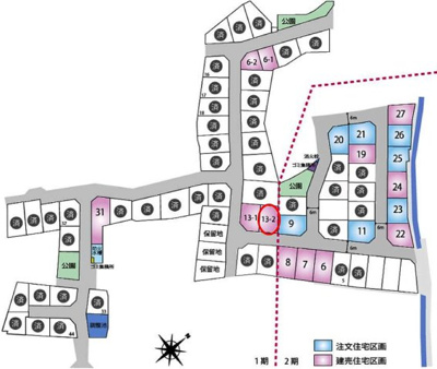 【区画図】 | 大津市下阪本2丁目20付近　新築戸建 | 13-2号地