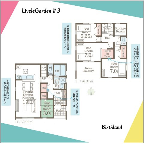 新築戸建・建売　平下神谷第7　Livele Garden　全4棟