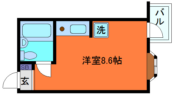 サンヴィラ六甲道パートⅡの間取り