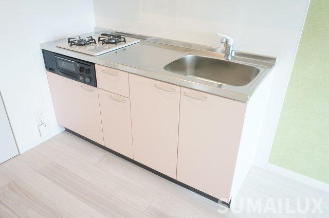 熊本市中央区薬園町の賃貸マンションのキッチン
