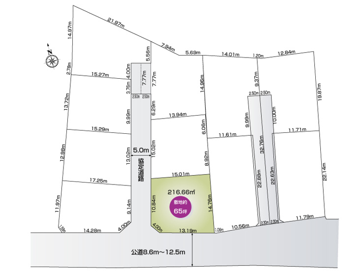 【７号地：区画図】