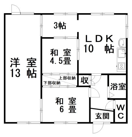 【間取り】 | 鳥取北6丁目菅井マンション