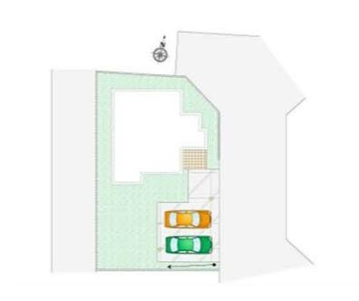 古河市女沼　新築戸建　8号棟の区画図