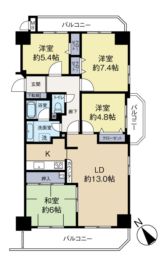 【間取り】の画像