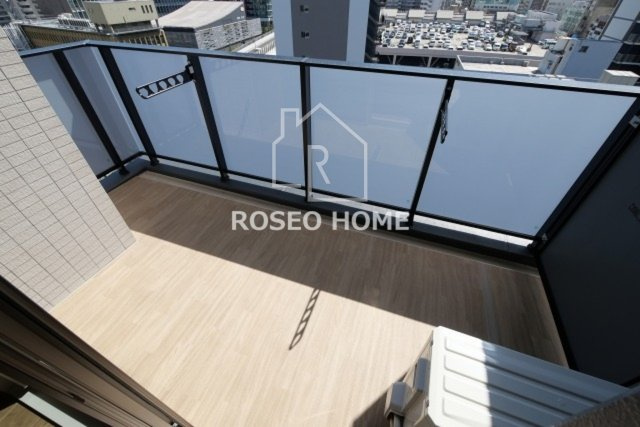 Dimora難波のバルコニー