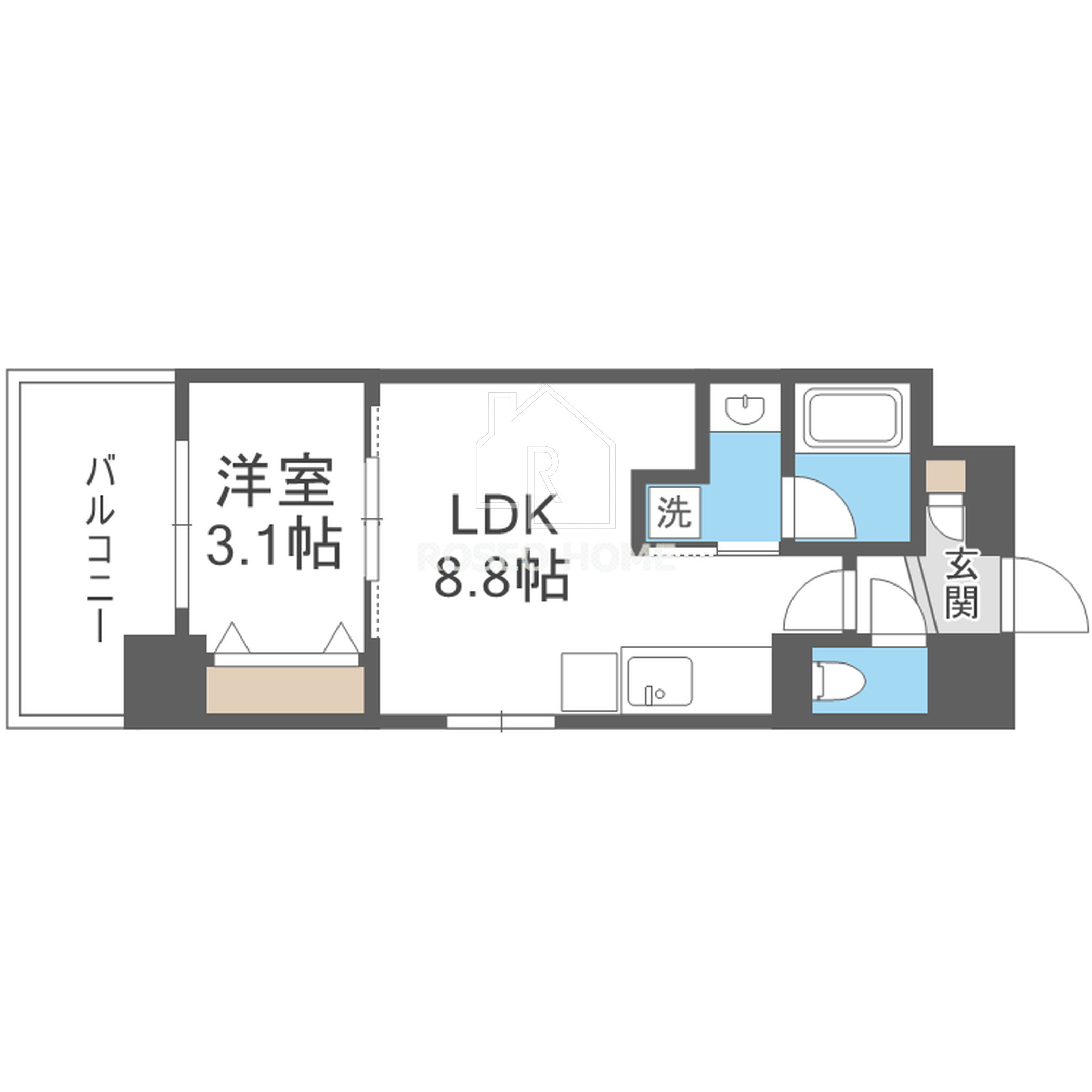 Dimora難波の間取り