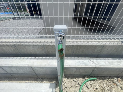 【設備】 | うるま市与那城Ⅱ（全2棟）ラスト1号棟 | 1号棟　外水栓♪