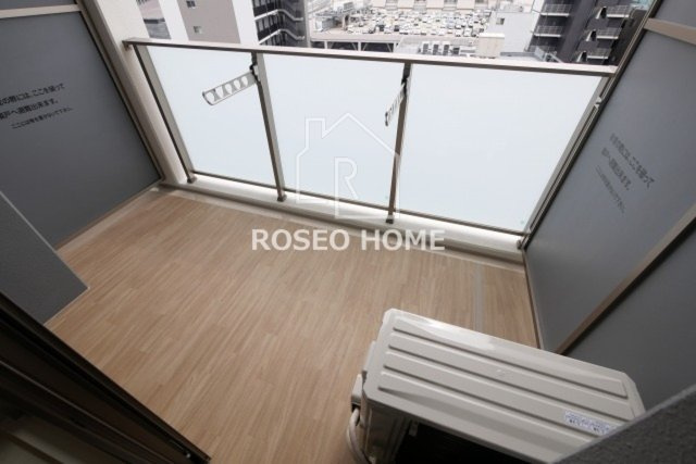 Dimora難波のバルコニー