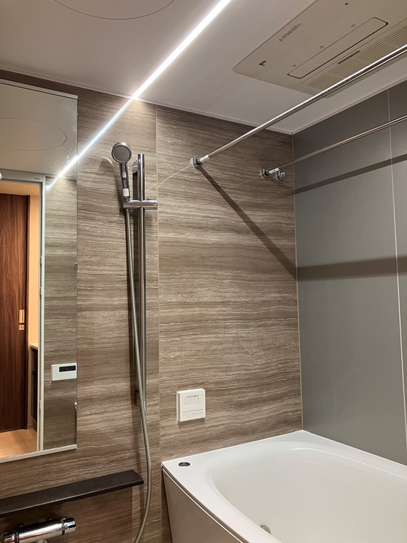 ルフォン横浜根岸の浴室