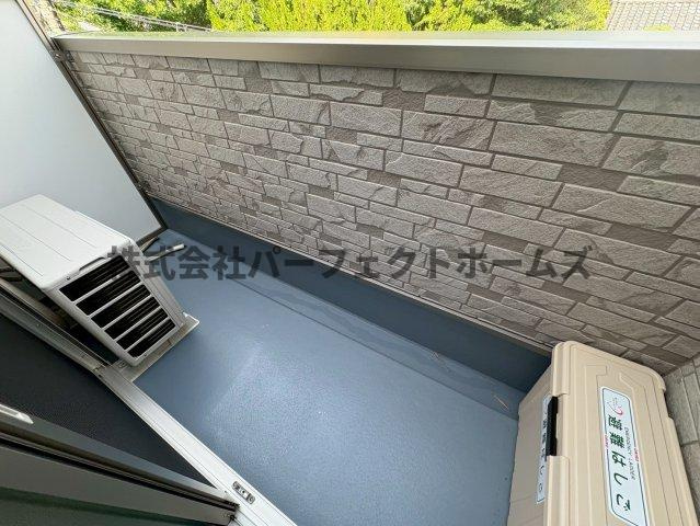 アート星田駅前のバルコニー|陽当たり良好なバルコニーです