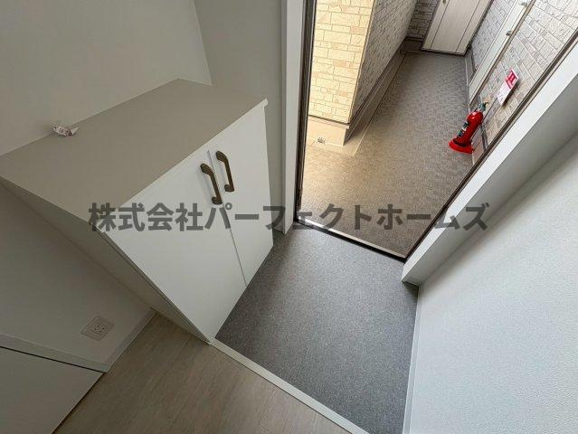 アート星田駅前の玄関|ゆったりとした玄関です