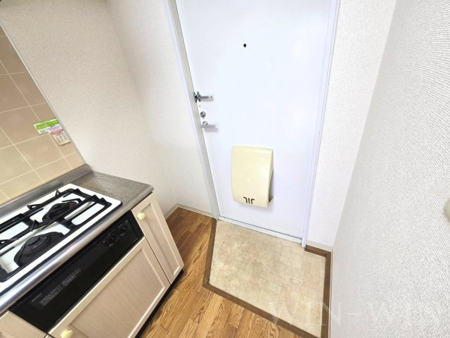 グリーンステージわたなべの玄関