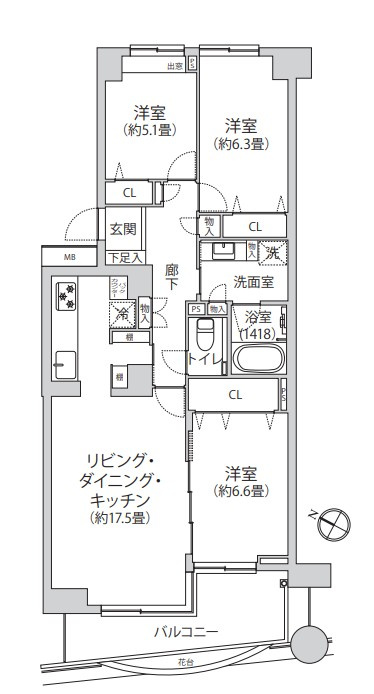 たまプラーザスカイマンション東館の画像