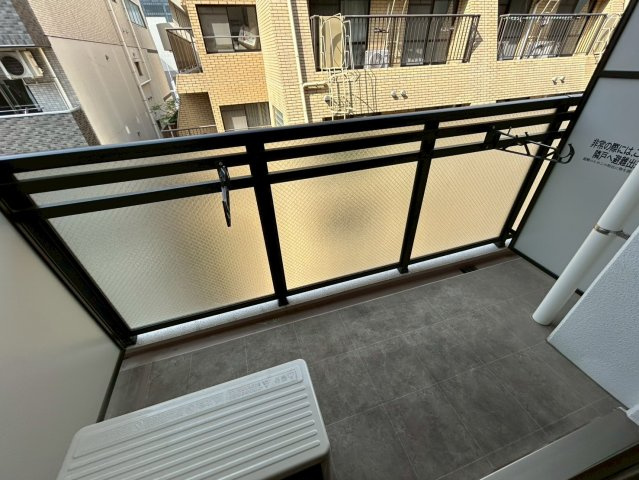 プランドール北浜のバルコニー