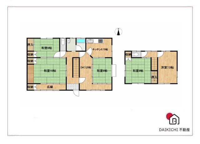 【間取り】 | 熊谷市上川上　中古戸建
