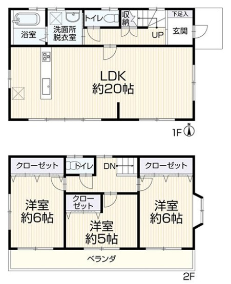 【間取り】 | 星陵台５丁目　中古戸建