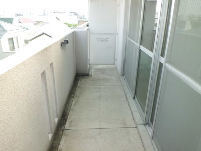 芦屋三木マンションのバルコニー