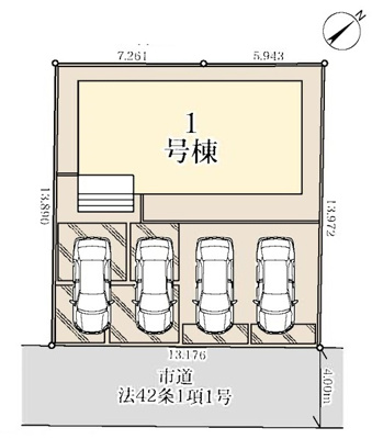 【区画図】 | Livele Garden.S　熊谷新堀新田第3 | 図面と現況が異なる場合、現況を優先とします。