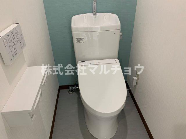 ミライビルのトイレ|ゆったりとした空間のトイレです