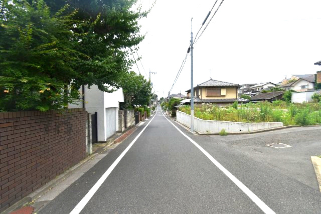 善福寺4丁目・新築戸建・1号棟の前面道路含む現地写真
