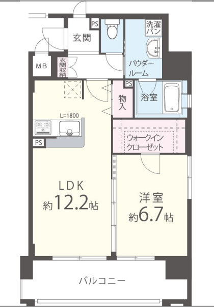 TOMODOAL北梅田の間取り