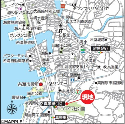 【地図】 | 糸満市真栄里Ⅳ（全4棟）C号棟 | 地図♪