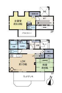 【間取り】 | 岡崎市保久町字大束戸建