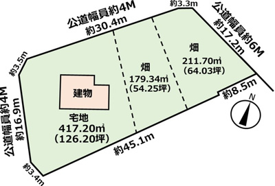 【区画図】 | 岡崎市保久町字大束戸建