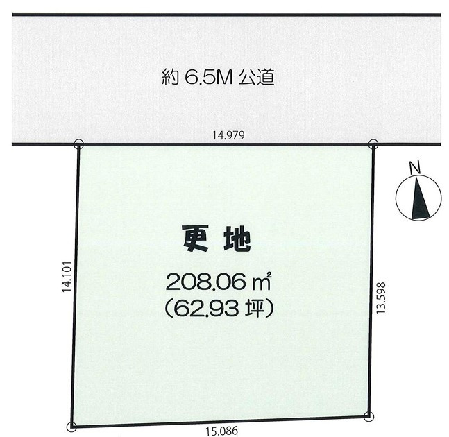 ◆価格改定◆建築条件無し◆川上町 土地 5650万円の区画図