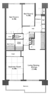 【間取り】 | 新大宮パークホームズ　