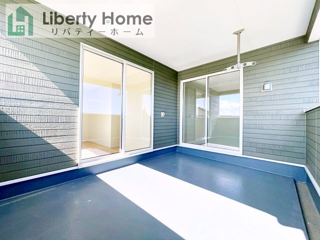 北茨城市中郷町粟野第1　新築戸建　2号棟のバルコニー