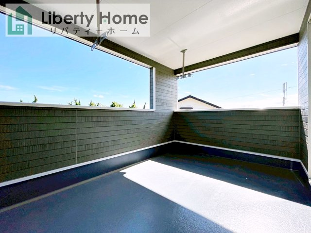 北茨城市中郷町粟野第1　新築戸建　2号棟のバルコニー