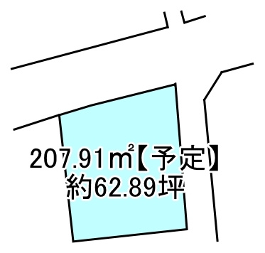 高田2丁目　売土地の区画図