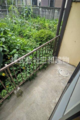 すばるハイツのバルコニー